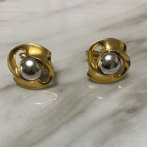 Gold & Silver cuff links